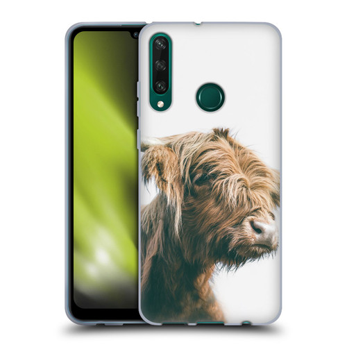 Patrik Lovrin Animal Portraits Majestic Highland Cow Soft Gel Case for Huawei Y6p