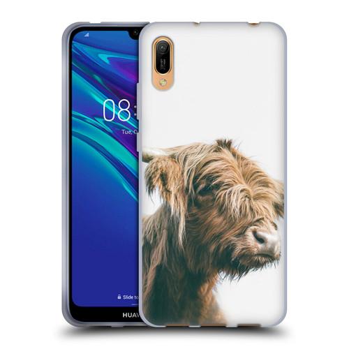 Patrik Lovrin Animal Portraits Majestic Highland Cow Soft Gel Case for Huawei Y6 Pro (2019)