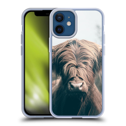 Patrik Lovrin Animal Portraits Highland Cow Soft Gel Case for Apple iPhone 12 Mini