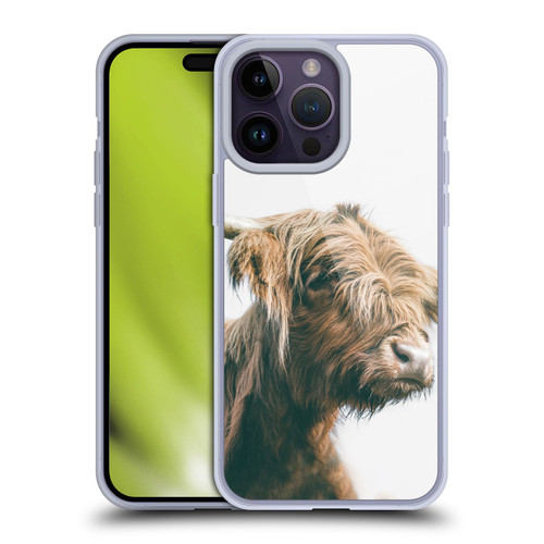 Patrik Lovrin Animal Portraits Majestic Highland Cow Soft Gel Case for Apple iPhone 14 Pro Max