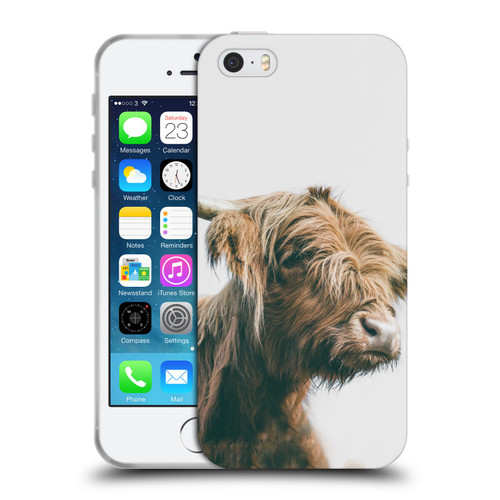 Patrik Lovrin Animal Portraits Majestic Highland Cow Soft Gel Case for Apple iPhone 5 / 5s / iPhone SE 2016