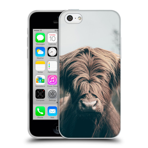 Patrik Lovrin Animal Portraits Highland Cow Soft Gel Case for Apple iPhone 5c