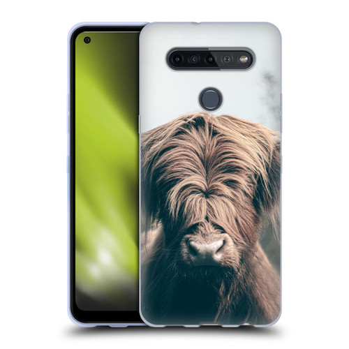 Patrik Lovrin Animal Portraits Highland Cow Soft Gel Case for LG K51S
