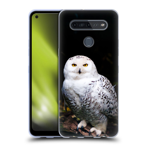 Patrik Lovrin Animal Portraits Majestic Winter Snowy Owl Soft Gel Case for LG K51S