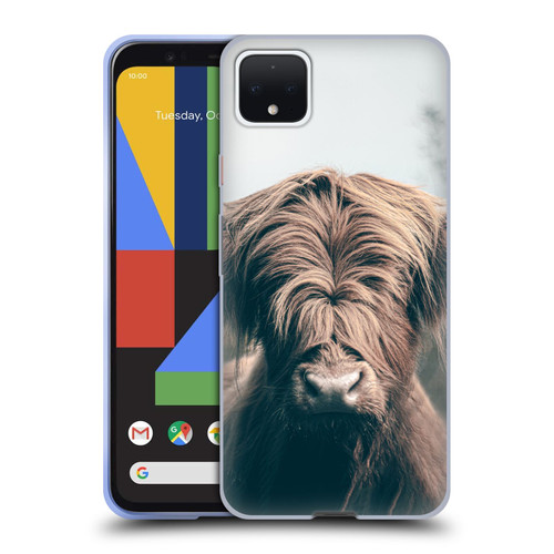 Patrik Lovrin Animal Portraits Highland Cow Soft Gel Case for Google Pixel 4 XL