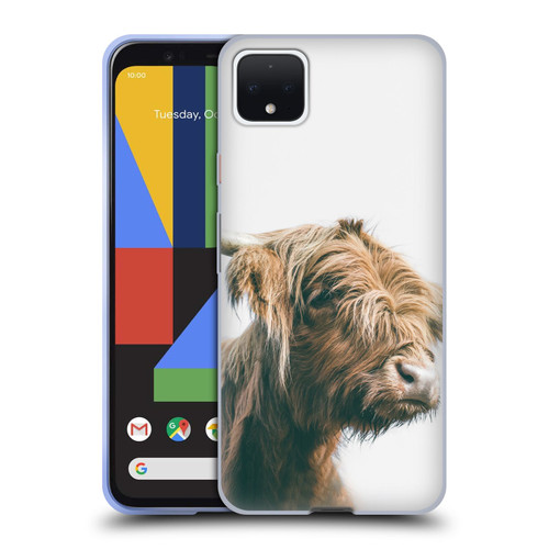 Patrik Lovrin Animal Portraits Majestic Highland Cow Soft Gel Case for Google Pixel 4 XL