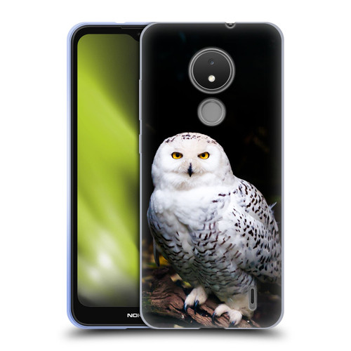 Patrik Lovrin Animal Portraits Majestic Winter Snowy Owl Soft Gel Case for Nokia C21