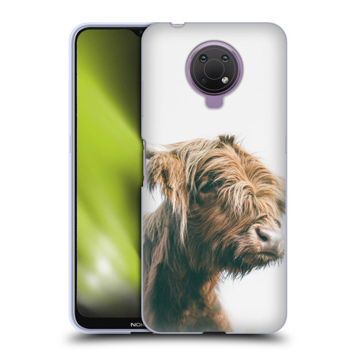Patrik Lovrin Animal Portraits Majestic Highland Cow Soft Gel Case for Nokia G10