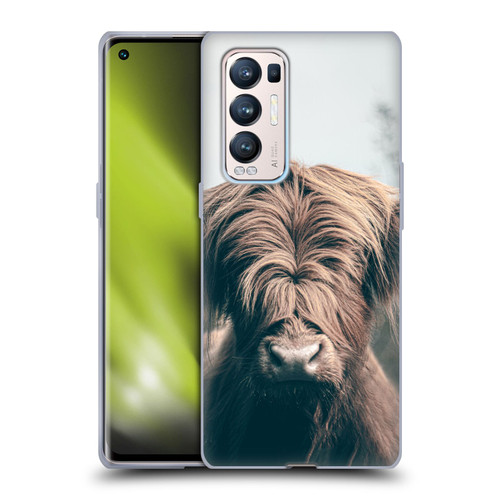 Patrik Lovrin Animal Portraits Highland Cow Soft Gel Case for OPPO Find X3 Neo / Reno5 Pro+ 5G