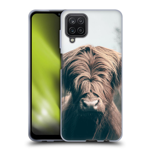 Patrik Lovrin Animal Portraits Highland Cow Soft Gel Case for Samsung Galaxy A12 (2020)