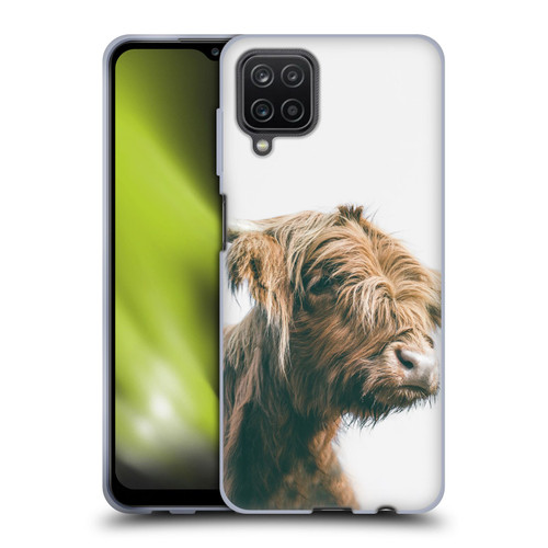 Patrik Lovrin Animal Portraits Majestic Highland Cow Soft Gel Case for Samsung Galaxy A12 (2020)