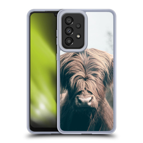 Patrik Lovrin Animal Portraits Highland Cow Soft Gel Case for Samsung Galaxy A33 5G (2022)