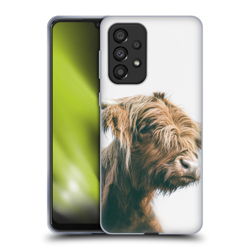 Patrik Lovrin Animal Portraits Majestic Highland Cow Soft Gel Case for Samsung Galaxy A33 5G (2022)
