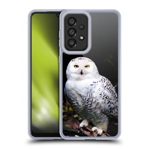 Patrik Lovrin Animal Portraits Majestic Winter Snowy Owl Soft Gel Case for Samsung Galaxy A33 5G (2022)