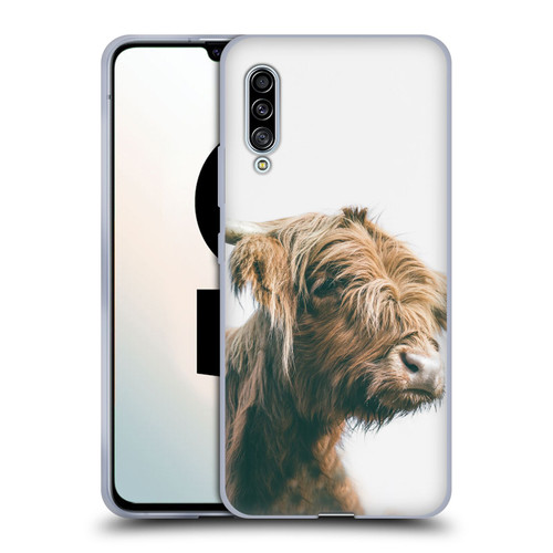 Patrik Lovrin Animal Portraits Majestic Highland Cow Soft Gel Case for Samsung Galaxy A90 5G (2019)