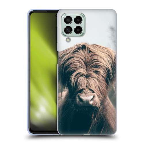 Patrik Lovrin Animal Portraits Highland Cow Soft Gel Case for Samsung Galaxy M53 (2022)