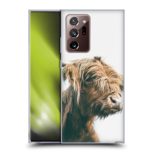 Patrik Lovrin Animal Portraits Majestic Highland Cow Soft Gel Case for Samsung Galaxy Note20 Ultra / 5G