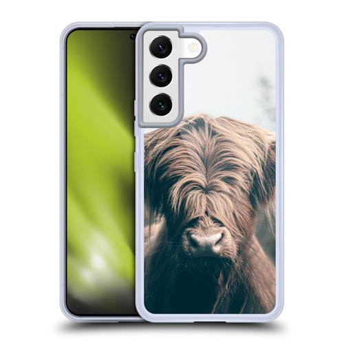 Patrik Lovrin Animal Portraits Highland Cow Soft Gel Case for Samsung Galaxy S22 5G