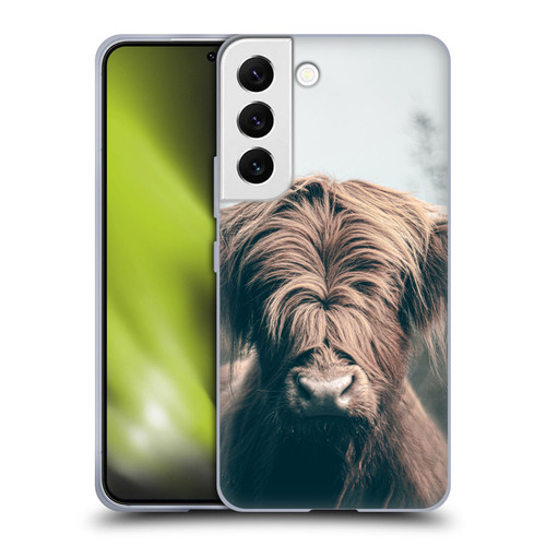 Patrik Lovrin Animal Portraits Highland Cow Soft Gel Case for Samsung Galaxy S22 5G