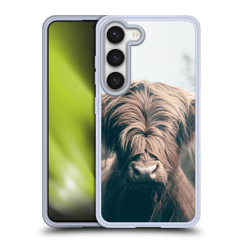 Patrik Lovrin Animal Portraits Highland Cow Soft Gel Case for Samsung Galaxy S23 5G