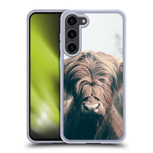 Patrik Lovrin Animal Portraits Highland Cow Soft Gel Case for Samsung Galaxy S23+ 5G