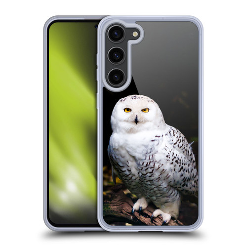 Patrik Lovrin Animal Portraits Majestic Winter Snowy Owl Soft Gel Case for Samsung Galaxy S23+ 5G