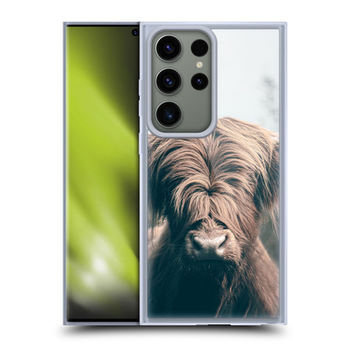 Patrik Lovrin Animal Portraits Highland Cow Soft Gel Case for Samsung Galaxy S23 Ultra 5G