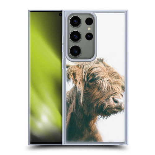 Patrik Lovrin Animal Portraits Majestic Highland Cow Soft Gel Case for Samsung Galaxy S23 Ultra 5G