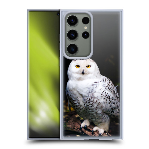 Patrik Lovrin Animal Portraits Majestic Winter Snowy Owl Soft Gel Case for Samsung Galaxy S23 Ultra 5G