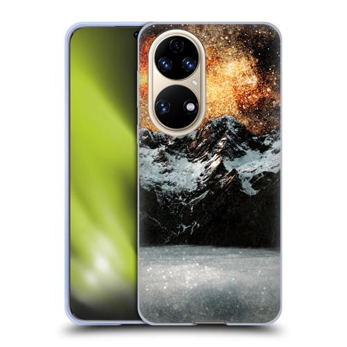 Patrik Lovrin Dreams Vs Reality Burning Galaxy Above Mountains Soft Gel Case for Huawei P50