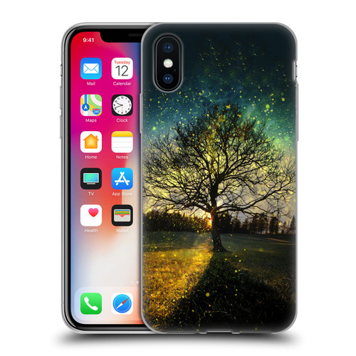 Patrik Lovrin Dreams Vs Reality Magical Fireflies Dreamy Soft Gel Case for Apple iPhone X / iPhone XS