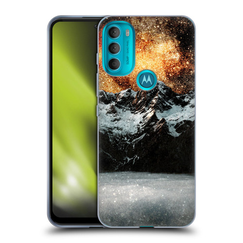 Patrik Lovrin Dreams Vs Reality Burning Galaxy Above Mountains Soft Gel Case for Motorola Moto G71 5G