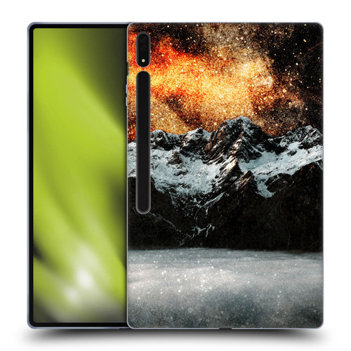 Patrik Lovrin Dreams Vs Reality Burning Galaxy Above Mountains Soft Gel Case for Samsung Galaxy Tab S8 Ultra