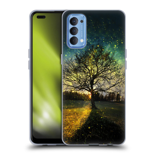 Patrik Lovrin Dreams Vs Reality Magical Fireflies Dreamy Soft Gel Case for OPPO Reno 4 5G