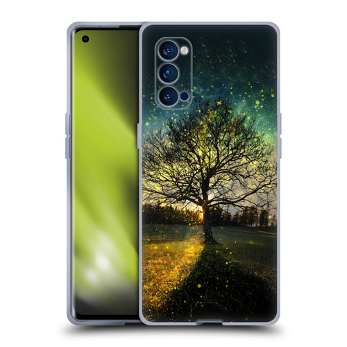Patrik Lovrin Dreams Vs Reality Magical Fireflies Dreamy Soft Gel Case for OPPO Reno 4 Pro 5G