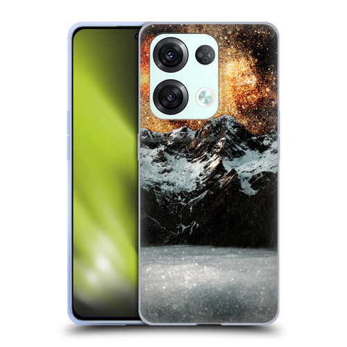 Patrik Lovrin Dreams Vs Reality Burning Galaxy Above Mountains Soft Gel Case for OPPO Reno8 Pro