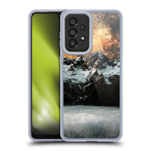 Patrik Lovrin Dreams Vs Reality Burning Galaxy Above Mountains Soft Gel Case for Samsung Galaxy A33 5G (2022)