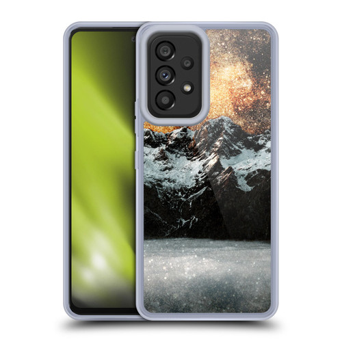 Patrik Lovrin Dreams Vs Reality Burning Galaxy Above Mountains Soft Gel Case for Samsung Galaxy A53 5G (2022)