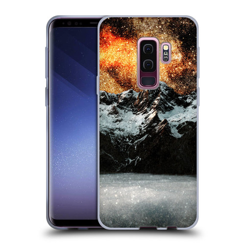 Patrik Lovrin Dreams Vs Reality Burning Galaxy Above Mountains Soft Gel Case for Samsung Galaxy S9+ / S9 Plus