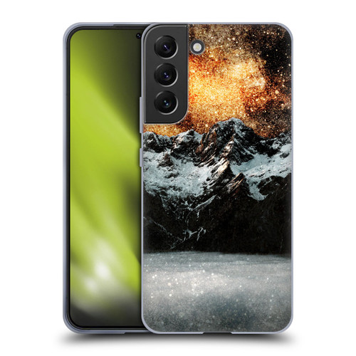 Patrik Lovrin Dreams Vs Reality Burning Galaxy Above Mountains Soft Gel Case for Samsung Galaxy S22+ 5G