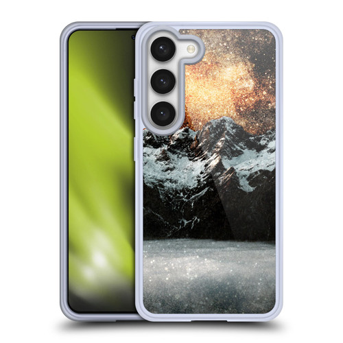 Patrik Lovrin Dreams Vs Reality Burning Galaxy Above Mountains Soft Gel Case for Samsung Galaxy S23 5G