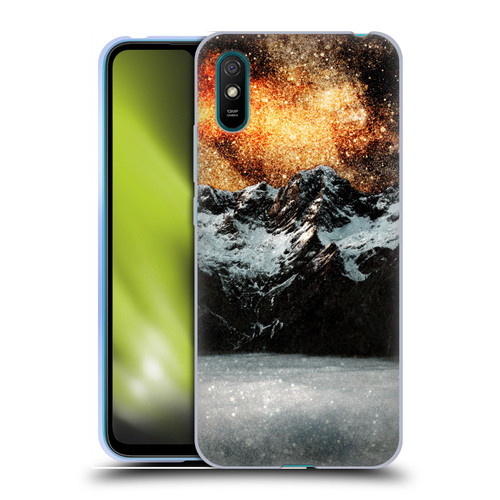 Patrik Lovrin Dreams Vs Reality Burning Galaxy Above Mountains Soft Gel Case for Xiaomi Redmi 9A / Redmi 9AT