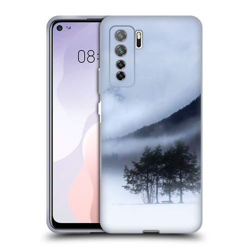 Patrik Lovrin Magical Foggy Landscape Fog, Mountains And A Tree Soft Gel Case for Huawei Nova 7 SE/P40 Lite 5G