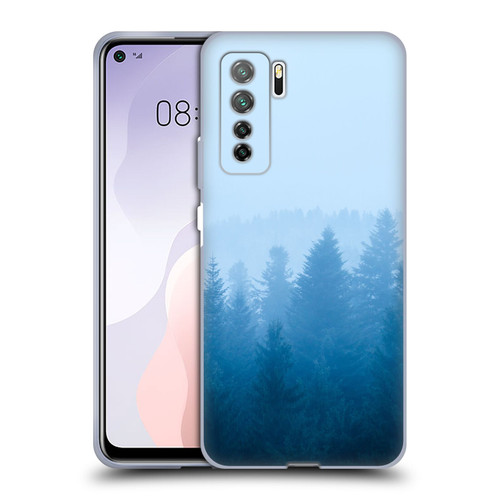 Patrik Lovrin Magical Foggy Landscape Fog Over Forest Soft Gel Case for Huawei Nova 7 SE/P40 Lite 5G