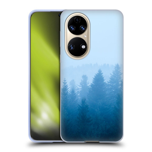 Patrik Lovrin Magical Foggy Landscape Fog Over Forest Soft Gel Case for Huawei P50