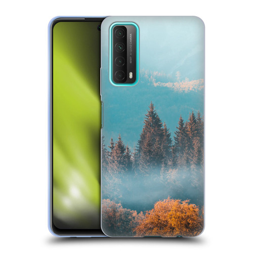 Patrik Lovrin Magical Foggy Landscape Autumn Forest Soft Gel Case for Huawei P Smart (2021)