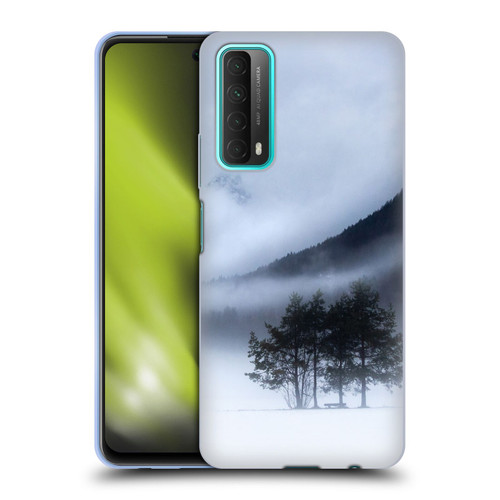 Patrik Lovrin Magical Foggy Landscape Fog, Mountains And A Tree Soft Gel Case for Huawei P Smart (2021)