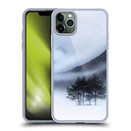 Patrik Lovrin Magical Foggy Landscape Fog, Mountains And A Tree Soft Gel Case for Apple iPhone 11 Pro Max