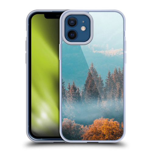Patrik Lovrin Magical Foggy Landscape Autumn Forest Soft Gel Case for Apple iPhone 12 / iPhone 12 Pro