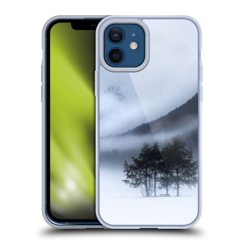 Patrik Lovrin Magical Foggy Landscape Fog, Mountains And A Tree Soft Gel Case for Apple iPhone 12 / iPhone 12 Pro